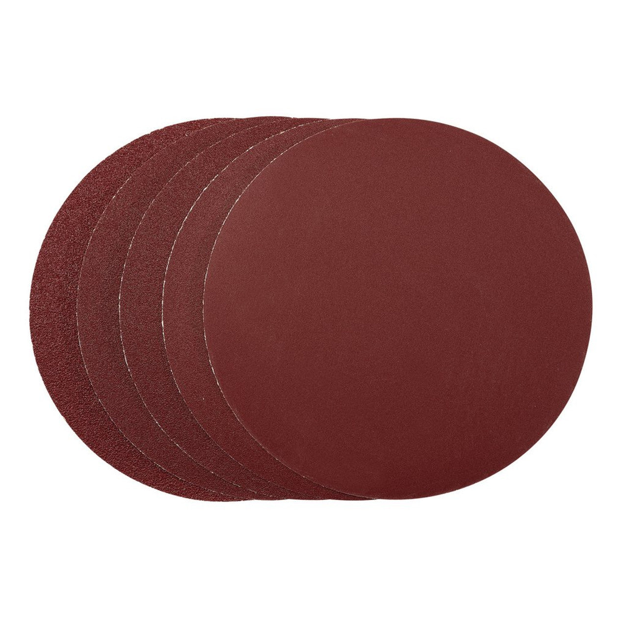 Draper Tools 200mm Sanding Discs Pack of 5 Assorted Grit PSA Heavy Duty