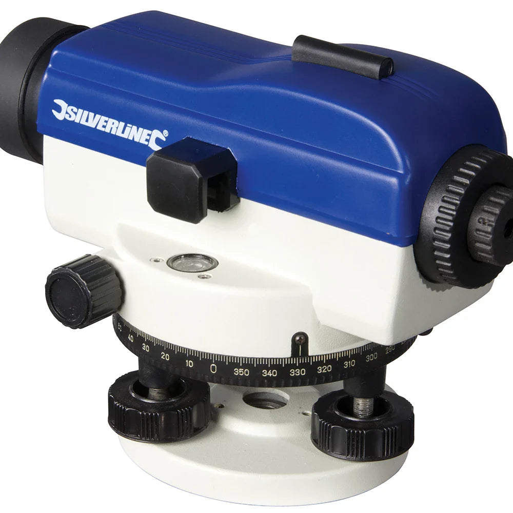 Silverline Automatic Optical Level Self-Levelling with Carry Case & Tools