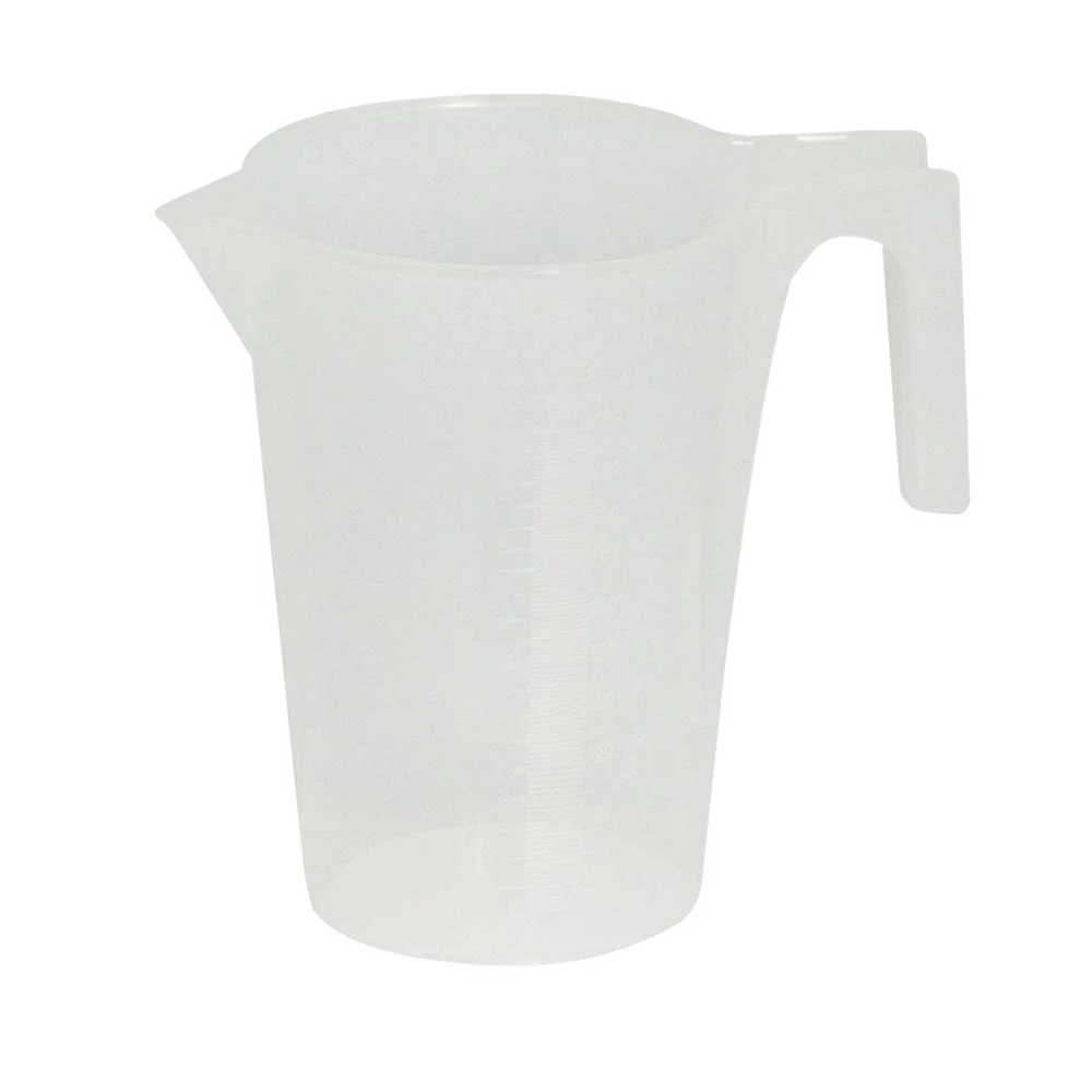 Silverline Measuring Jug 1L Polyethylene with Metric Graduations and Pouring Lip