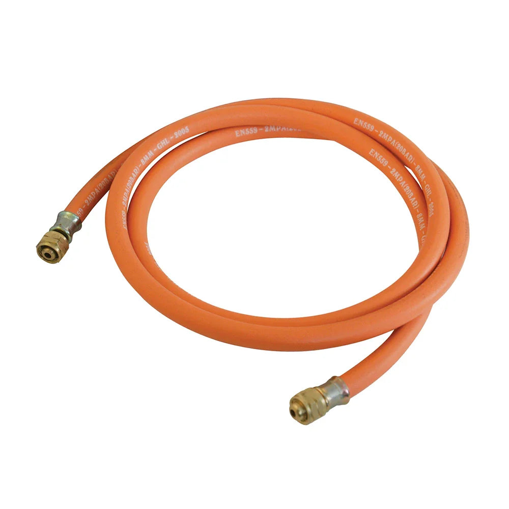 Silverline Gas Hose for Butane Propane with 3/8" Brass Connectors 20bar