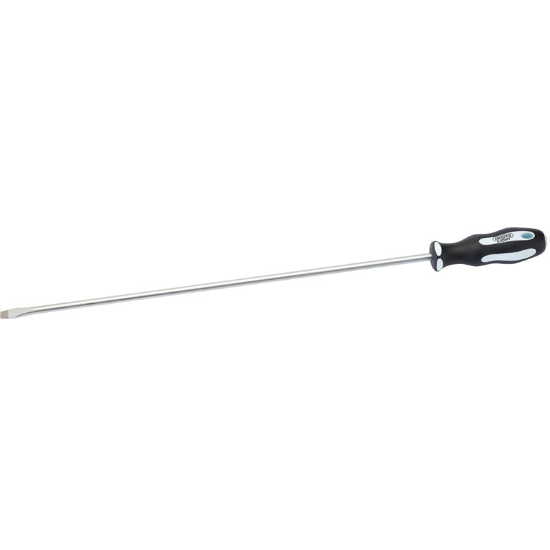 Draper Extra Long Reach Soft Grip Screwdriver 8 x 450mm SVCM+ Blades
