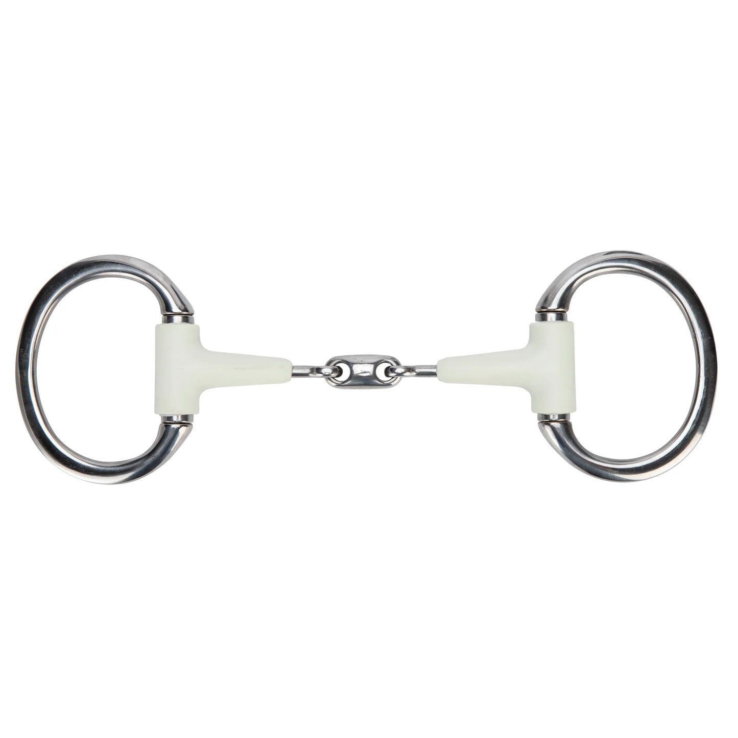 Shires Horse EquiKind Softie Flat Ring Eggbutt Peanut Link Bit For Horses