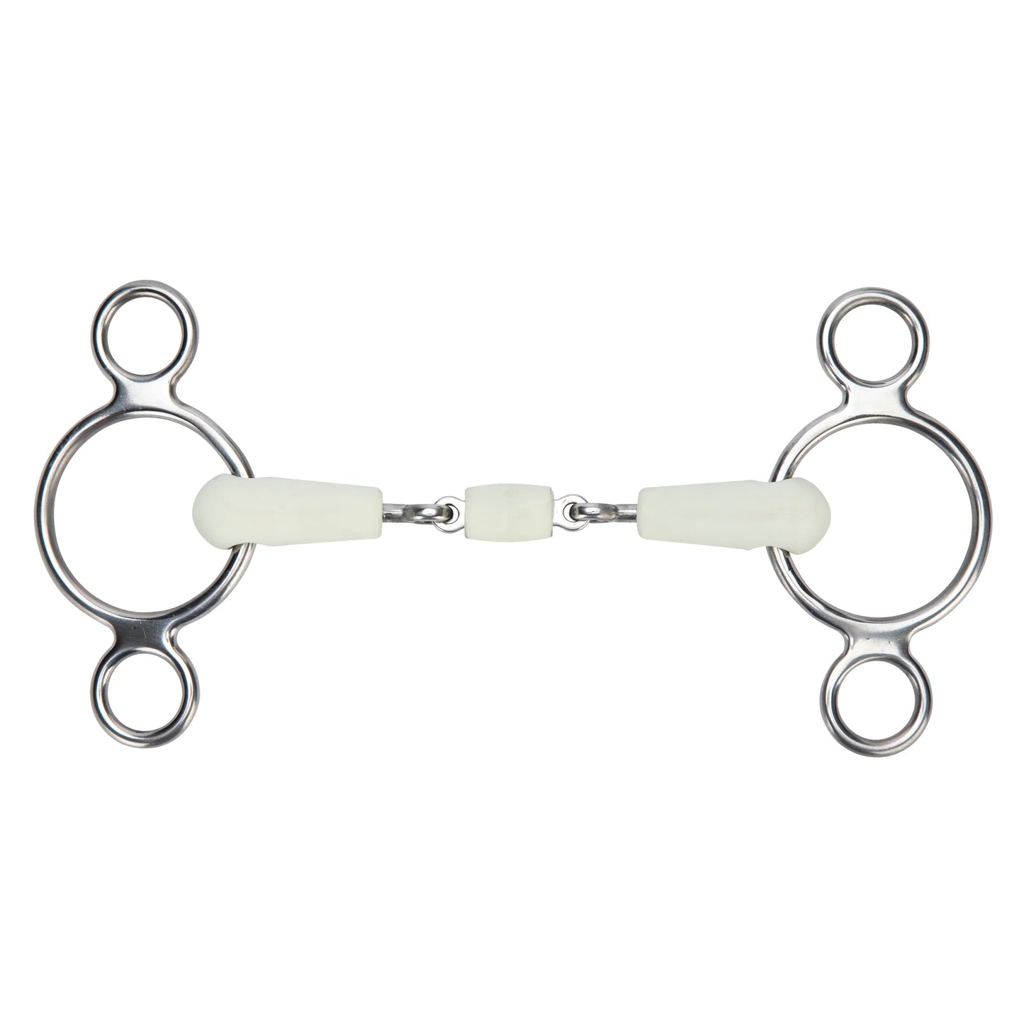 Shires Horse EquiKind Softie 2 Ring Gag Peanut Link Bit