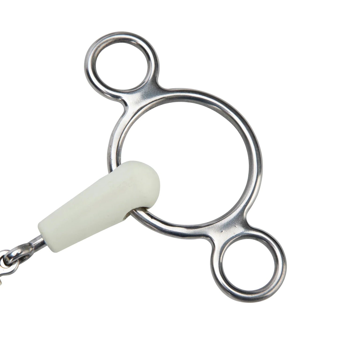 Shires Horse EquiKind Softie 2 Ring Gag Peanut Link Bit