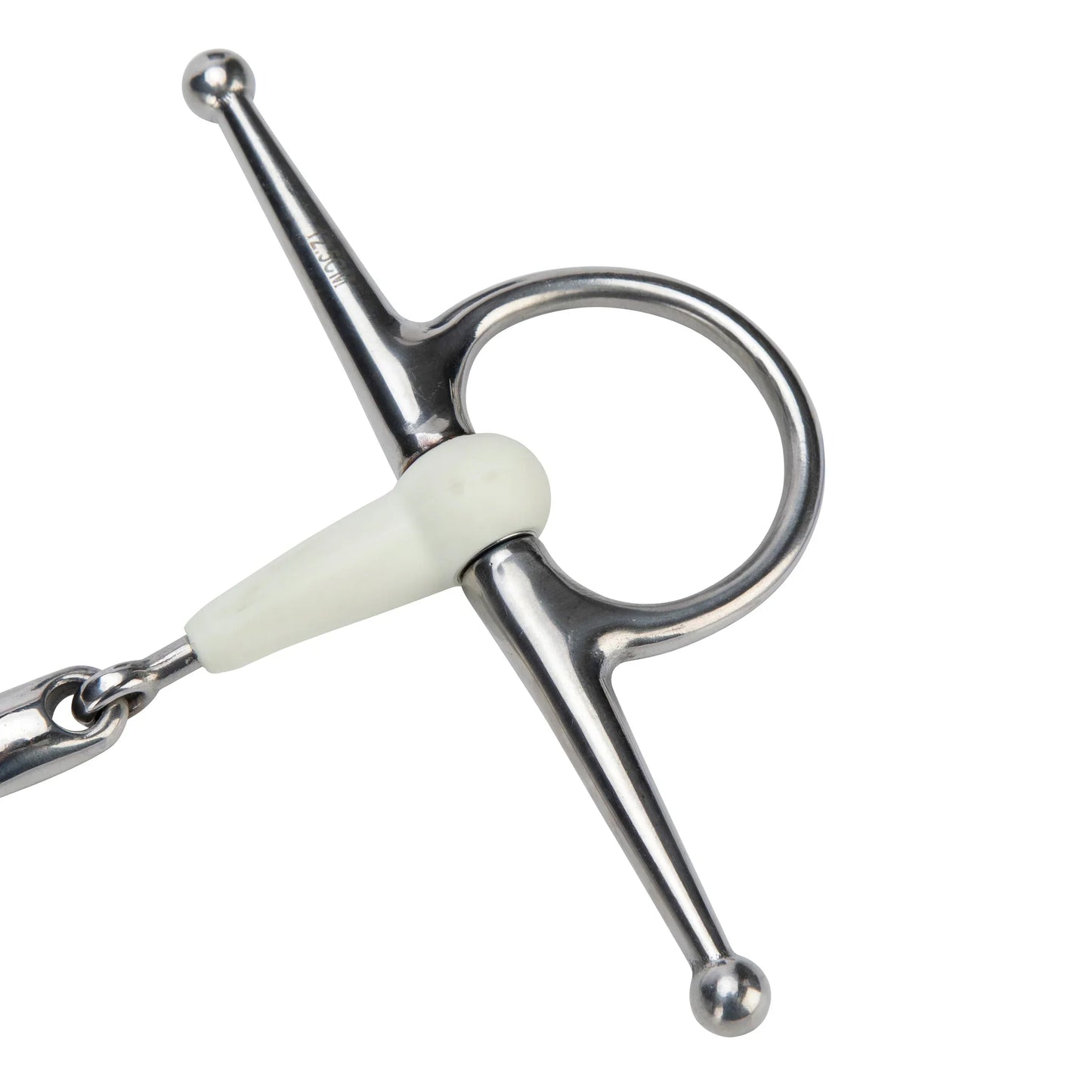 Shires Horse EquiKind Softie Full Cheek Peanut Link Bit Stainless Steel