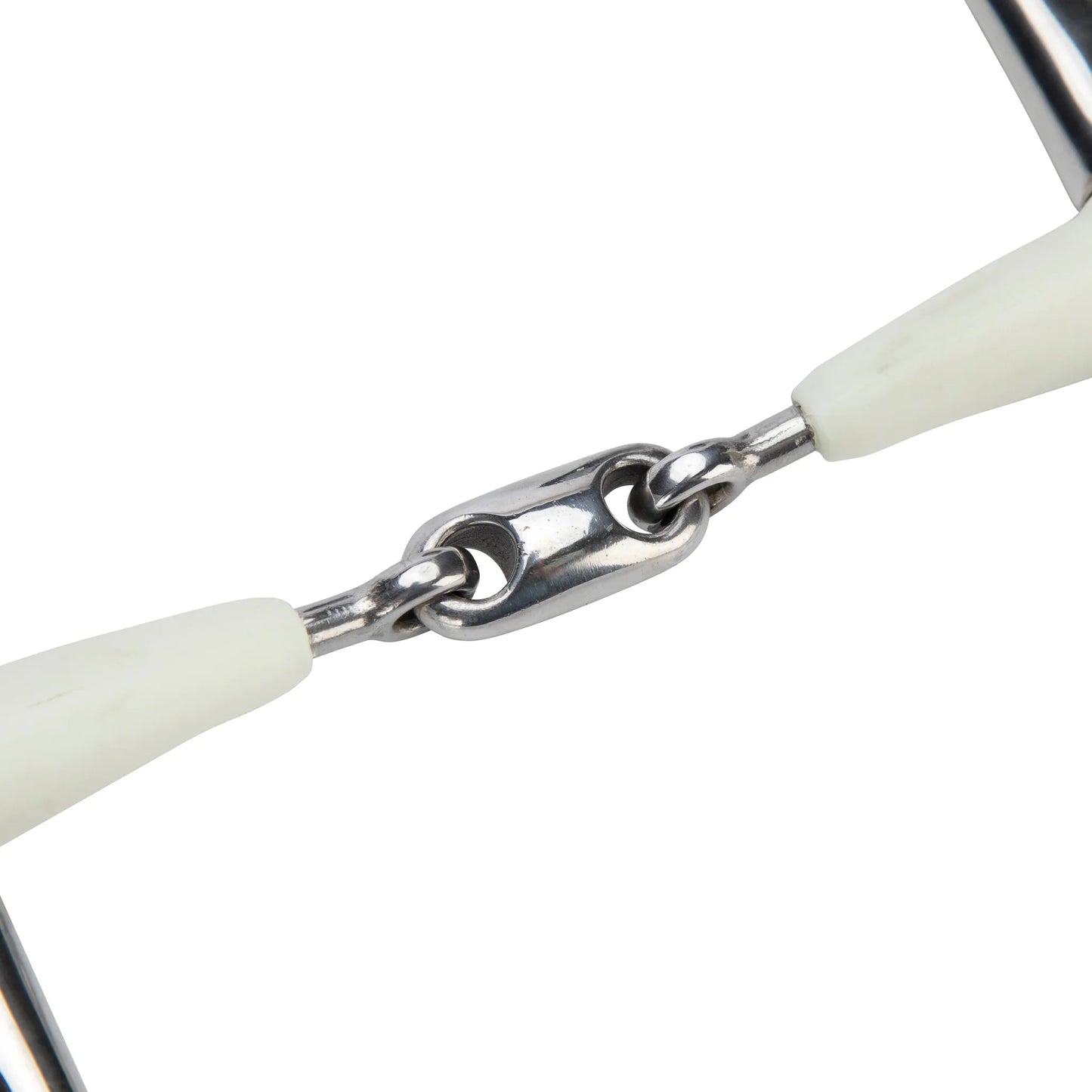 Shires Horse EquiKind Softie Full Cheek Peanut Link Bit Stainless Steel