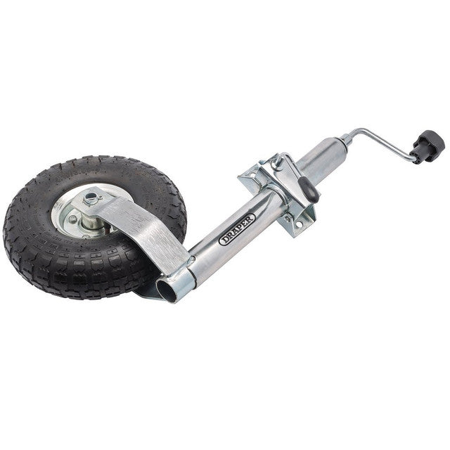 Draper Tools 48mm Jockey Wheel with 260mm Pneumatic Wheel and Clamp