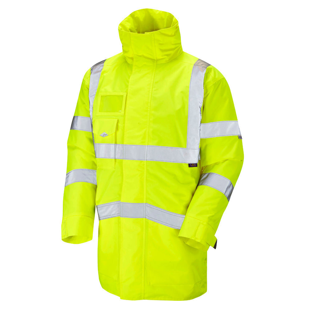 Leo Workwear Marwood EcoViz 4K Baffle Lined Anorak with Reflective Tape