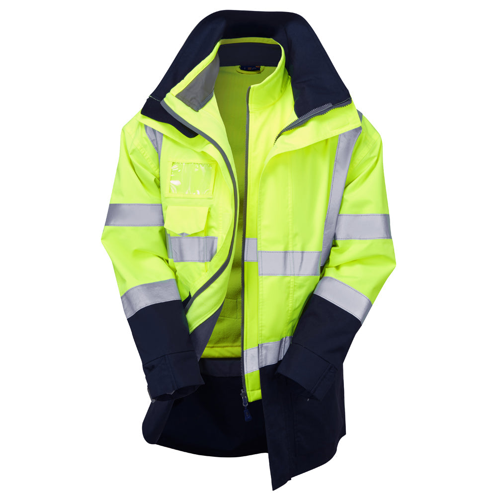 Leo Workwear Clovelly Buckland 3-in-1 Anorak Softshell Jacket Waterproof S-6XL