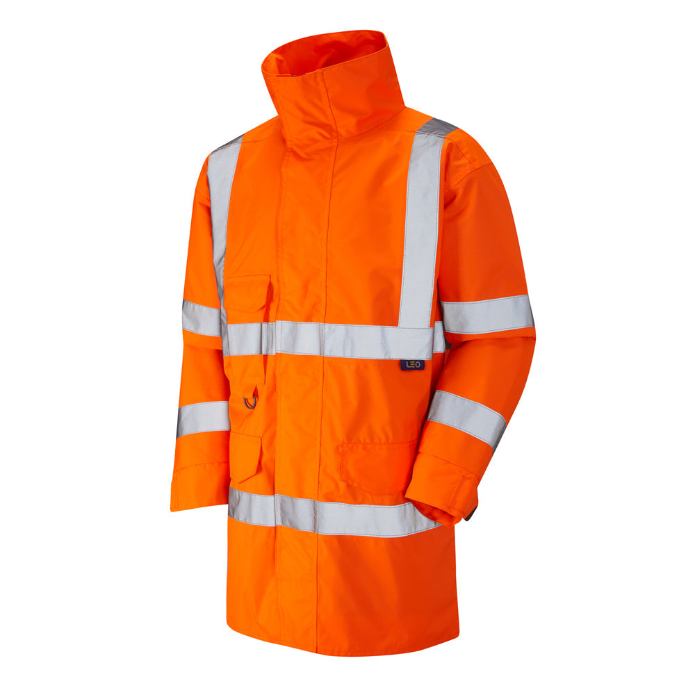 Leo Workwear Torridge EcoViz 5K Lightweight Anorak with Detachable Hood