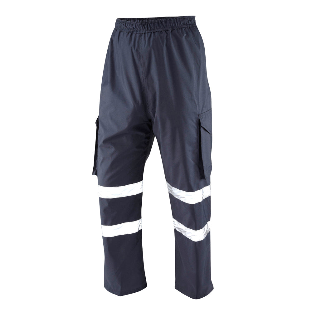 Leo Workwear Appledore EcoViz 4K Cargo Overtrouser with Reflective Tape