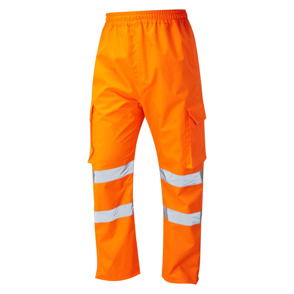 Leo Workwear Appledore EcoViz 4K Cargo Overtrouser with Reflective Tape