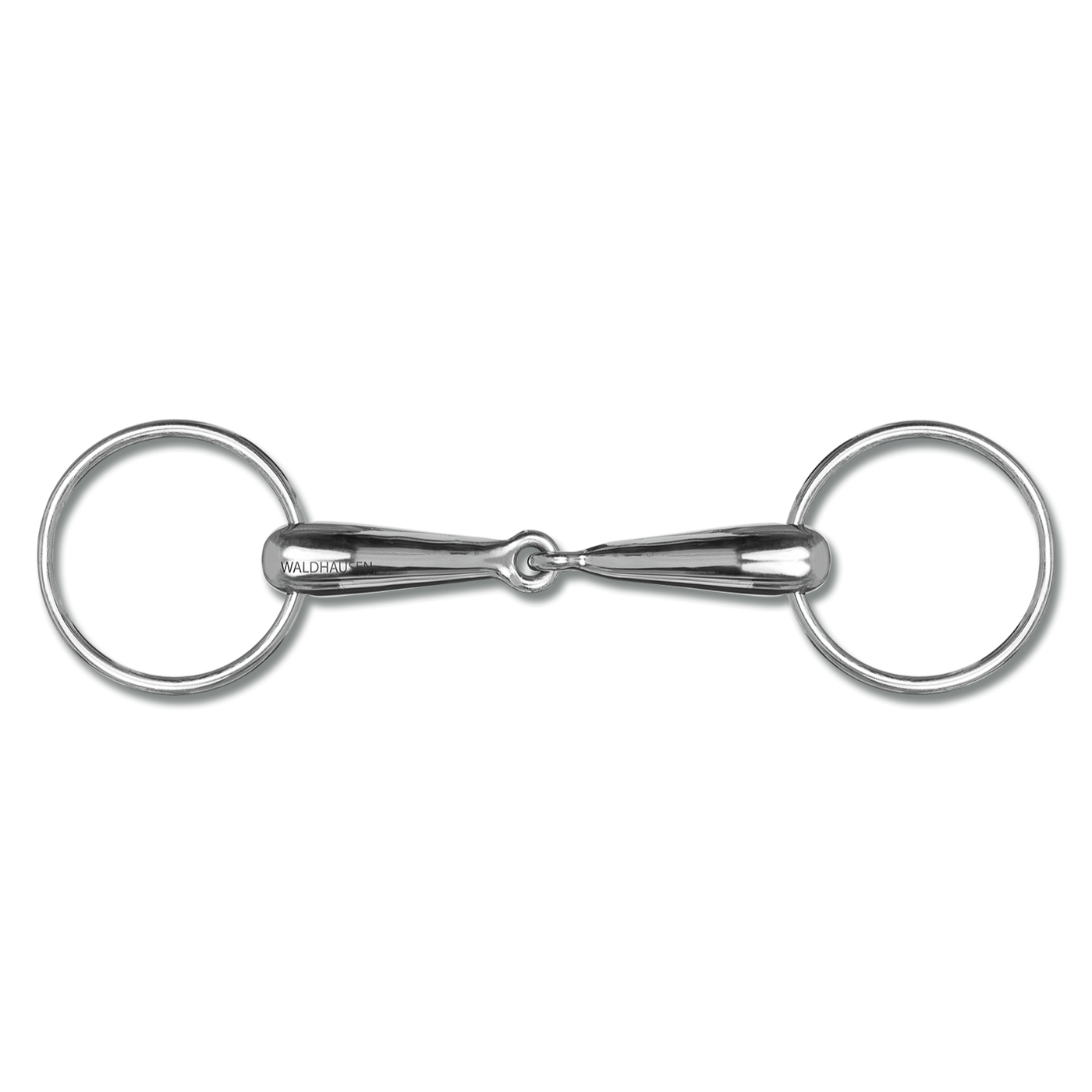Waldhausen Horse Hollow 18mm Snaffle Bit Stainless Steel Rings Equestrian Gear