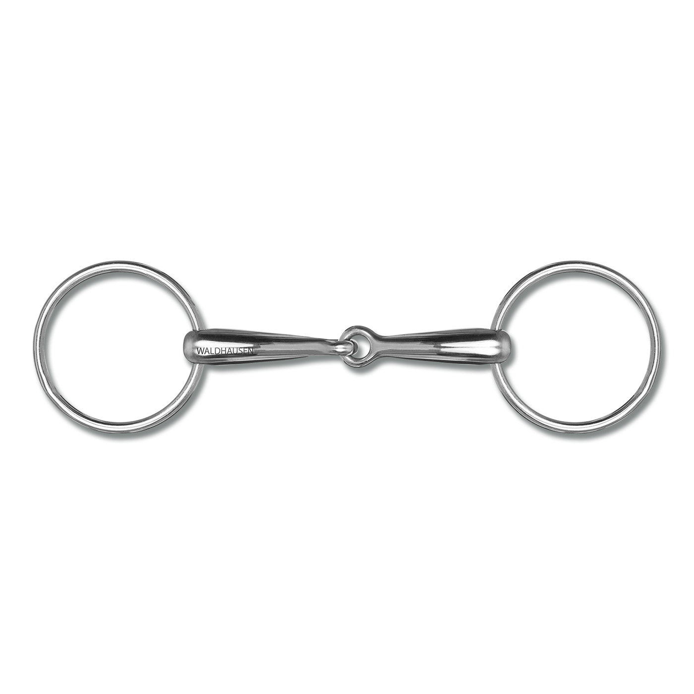 Waldhausen Horse Snaffle Bit Stainless Steel With Rings