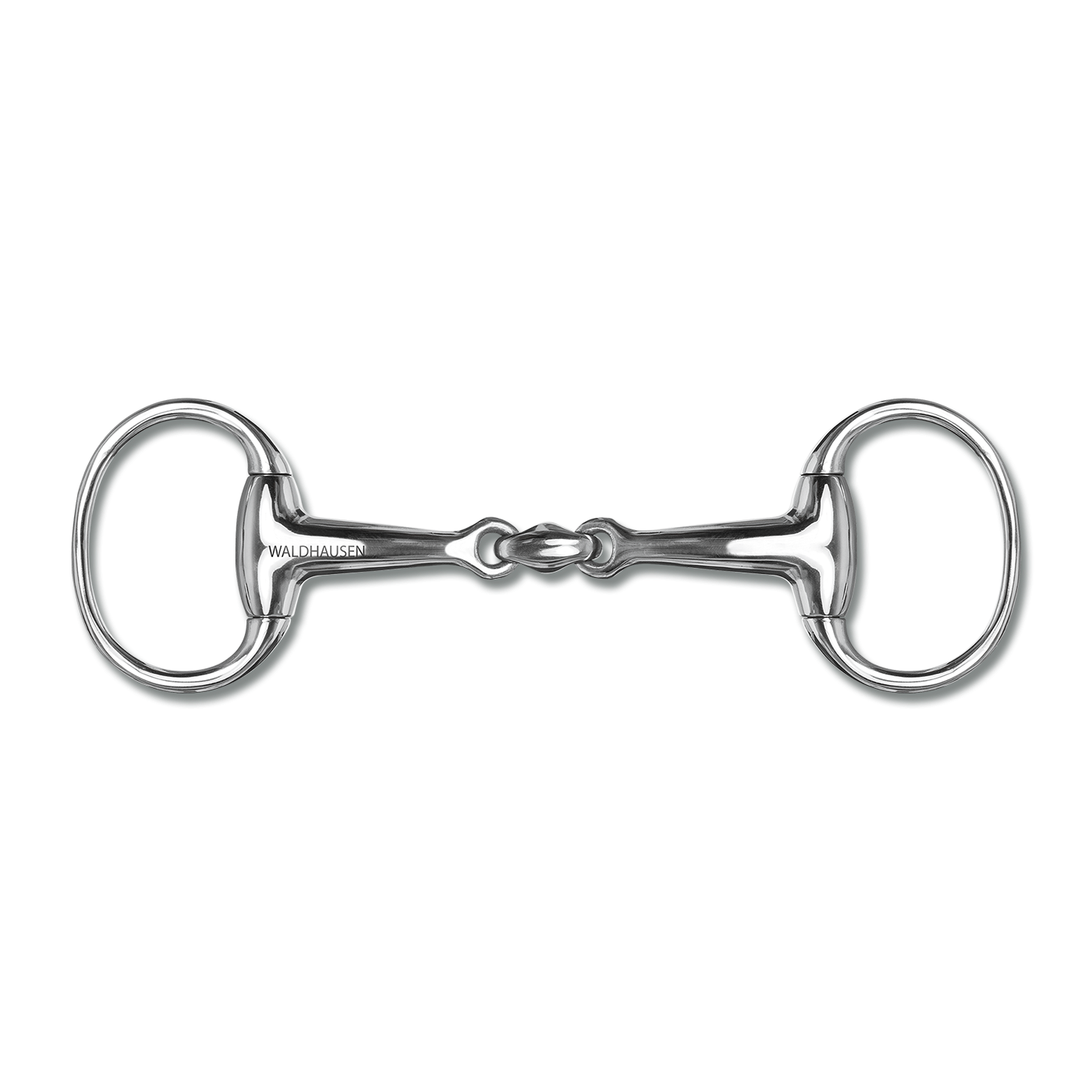 Waldhausen Horse Double Jointed Eggbutt Snaffle Bit Stainless Steel Tack