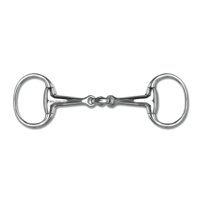 Waldhausen Horse Double Jointed Eggbutt Snaffle Bit Stainless Steel Tack