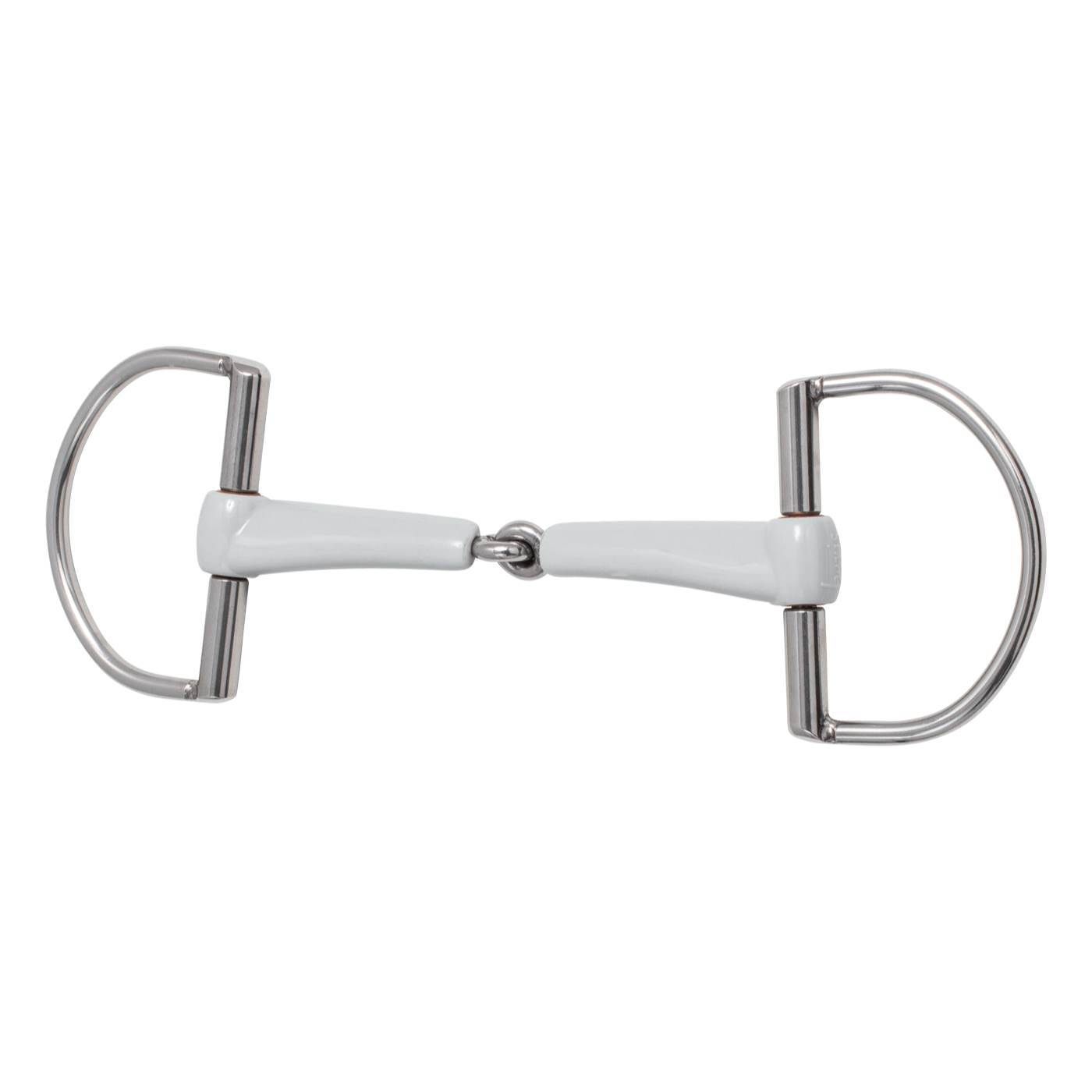 Beris Horse Single Jointed D-Ring Bit Dring Smooth Plastic Mouthpiece