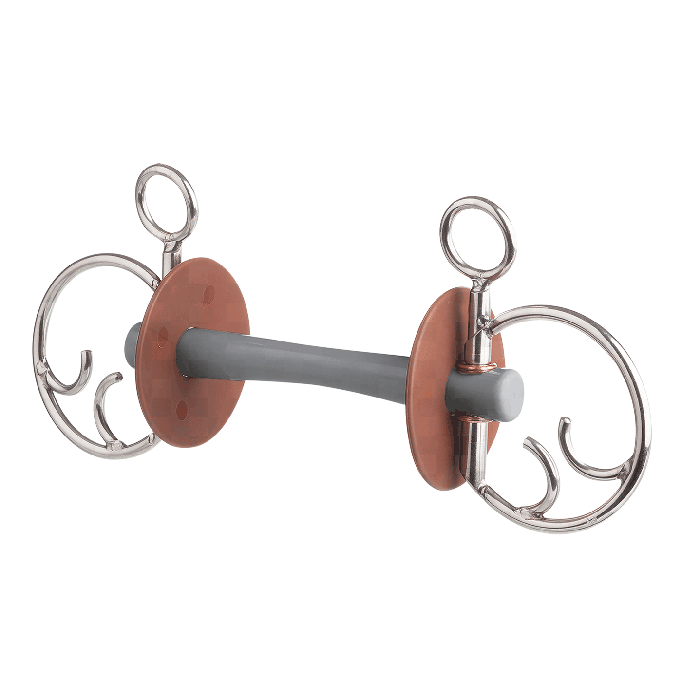 Beris Horse Hard Kimblewick Bit with Comfort Bar for Gentle Communication