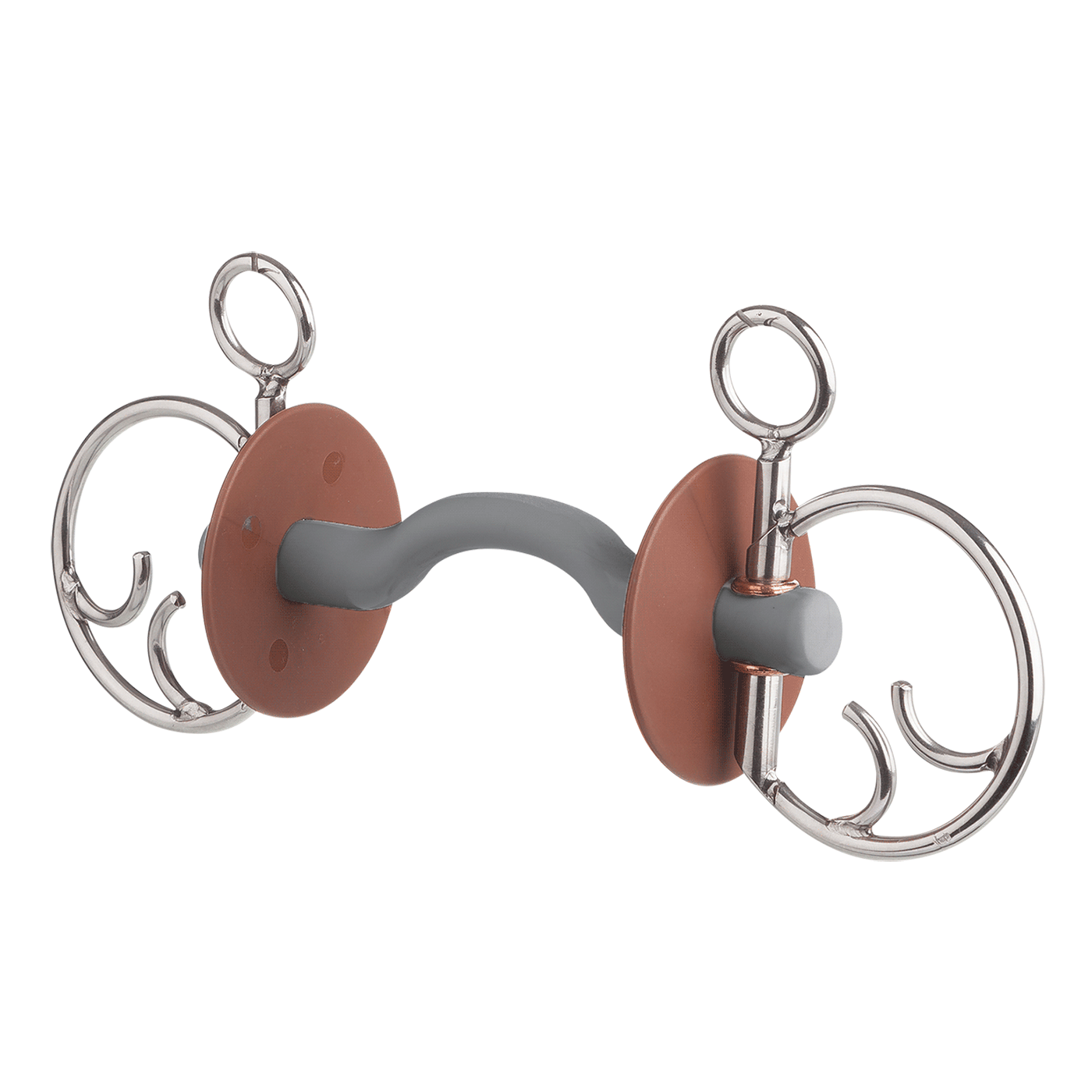 Beris Horse Soft Kimblewick Bit with Tongue Port Bar for Improved