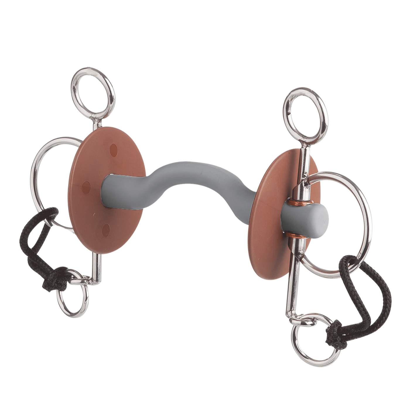 Beris Horse Hard Short Pelham With Tongue Port Bar Bit For Improved