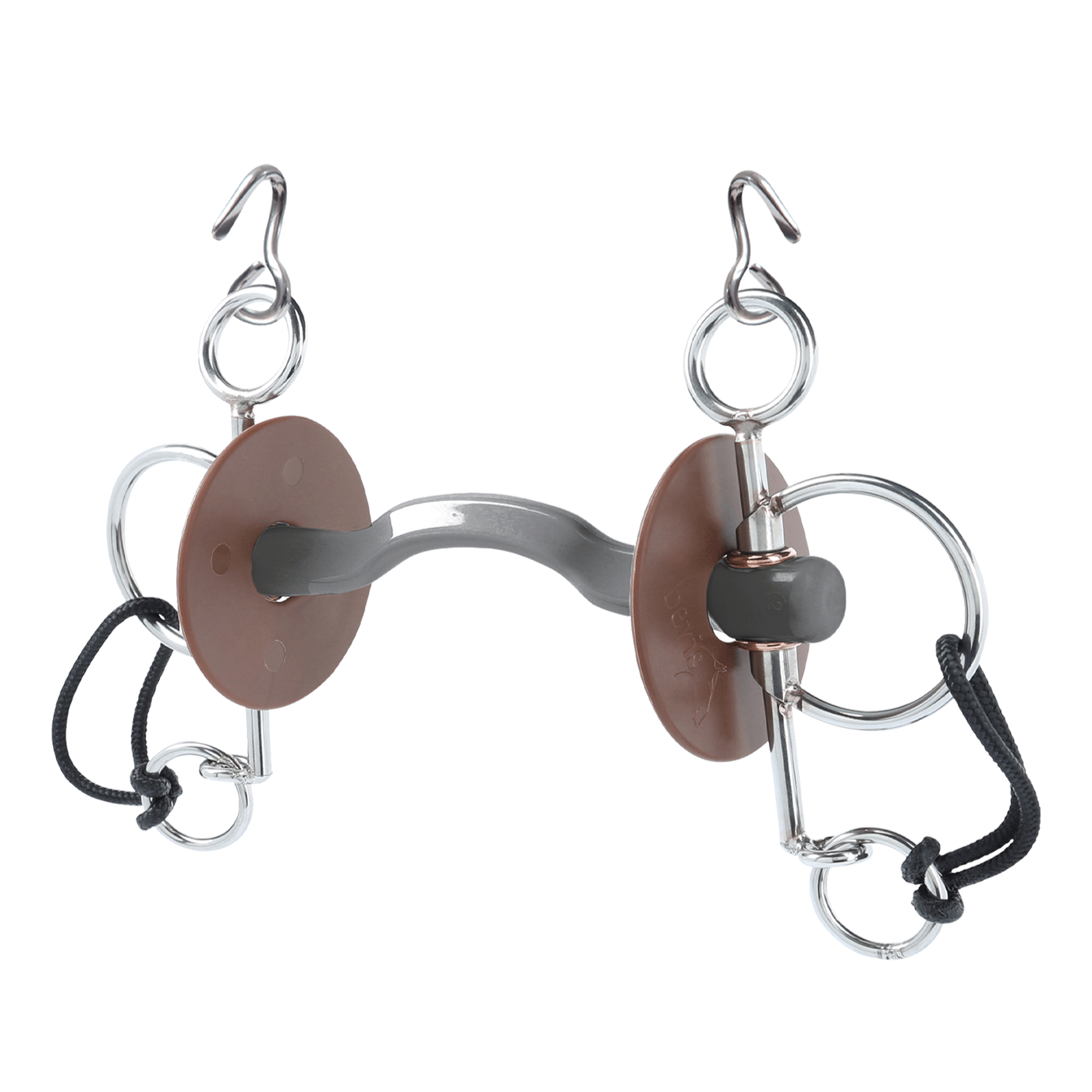 Beris Horse Soft Long Pelham With Konnex Mouthpiece Bit For Comfort