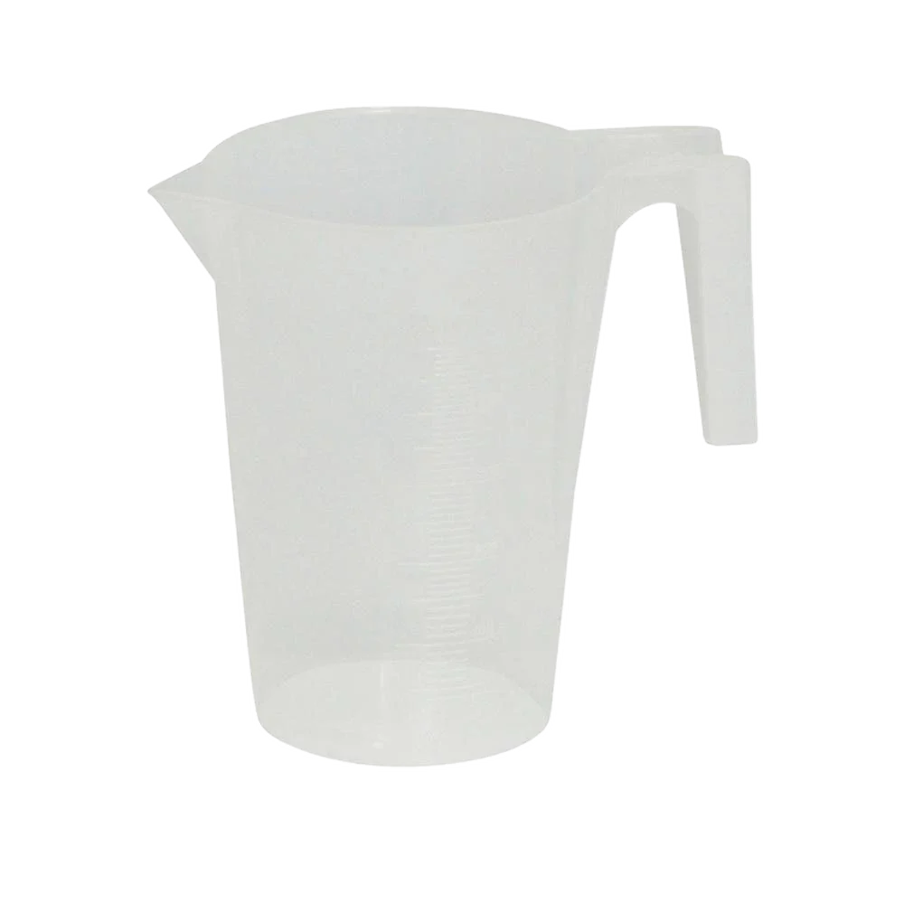 Silverline Measuring Jug 1L Polyethylene with Metric Graduations and Pouring Lip