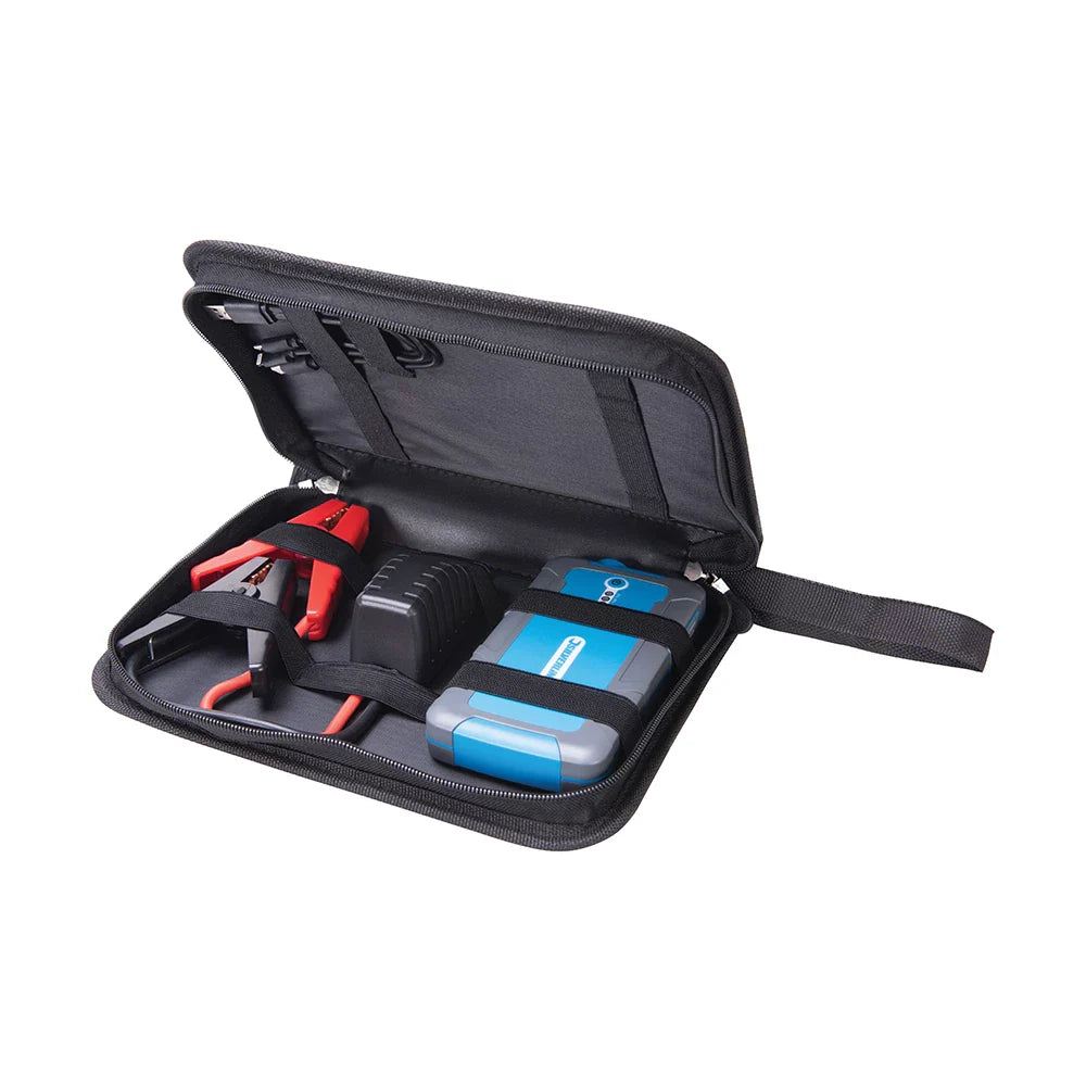 Silverline 12V Lithium Jump Starter Powerbank 400A with USB Torch & Cables