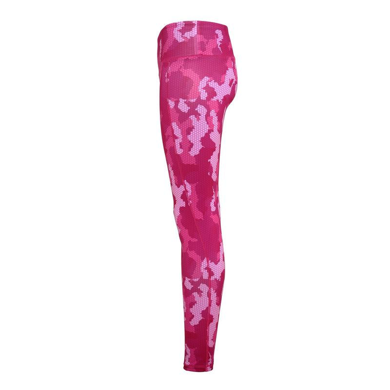 TriDri Women's Performance Hexoflage Leggings Full-Length Camo Print