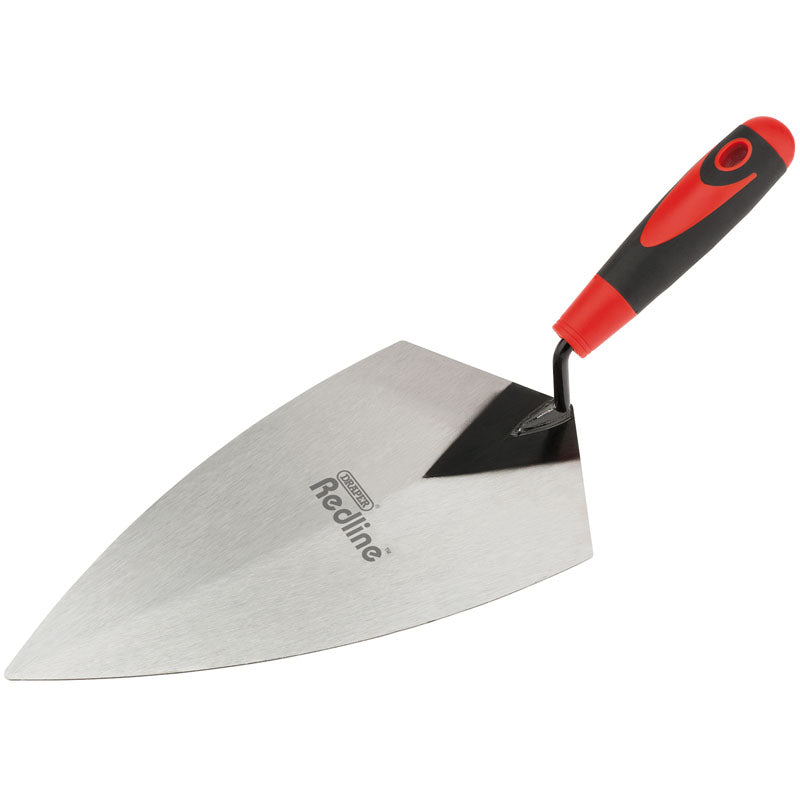 Draper 280mm Soft Grip Trowel Carbon Steel Blade Comfortable Handle Display Pack