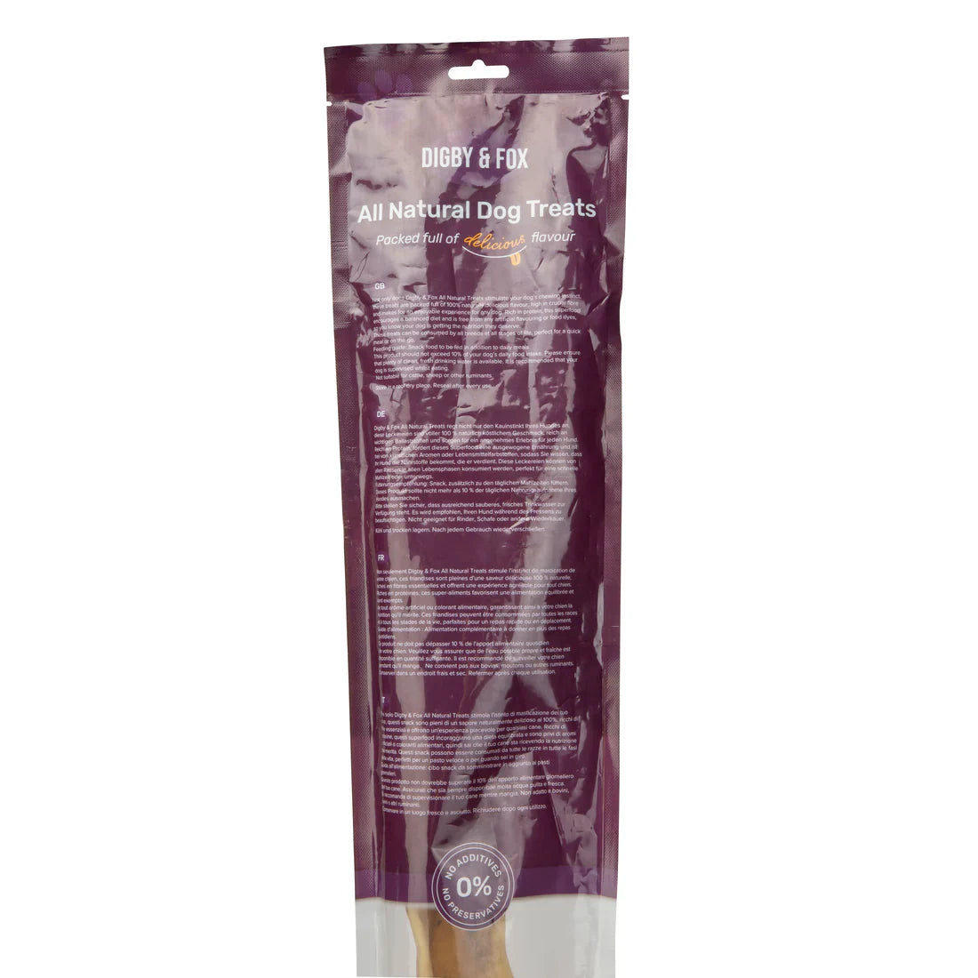 Shires Digby & Fox Buffalo Skin Chews for Dogs Natural Rawhide Treats