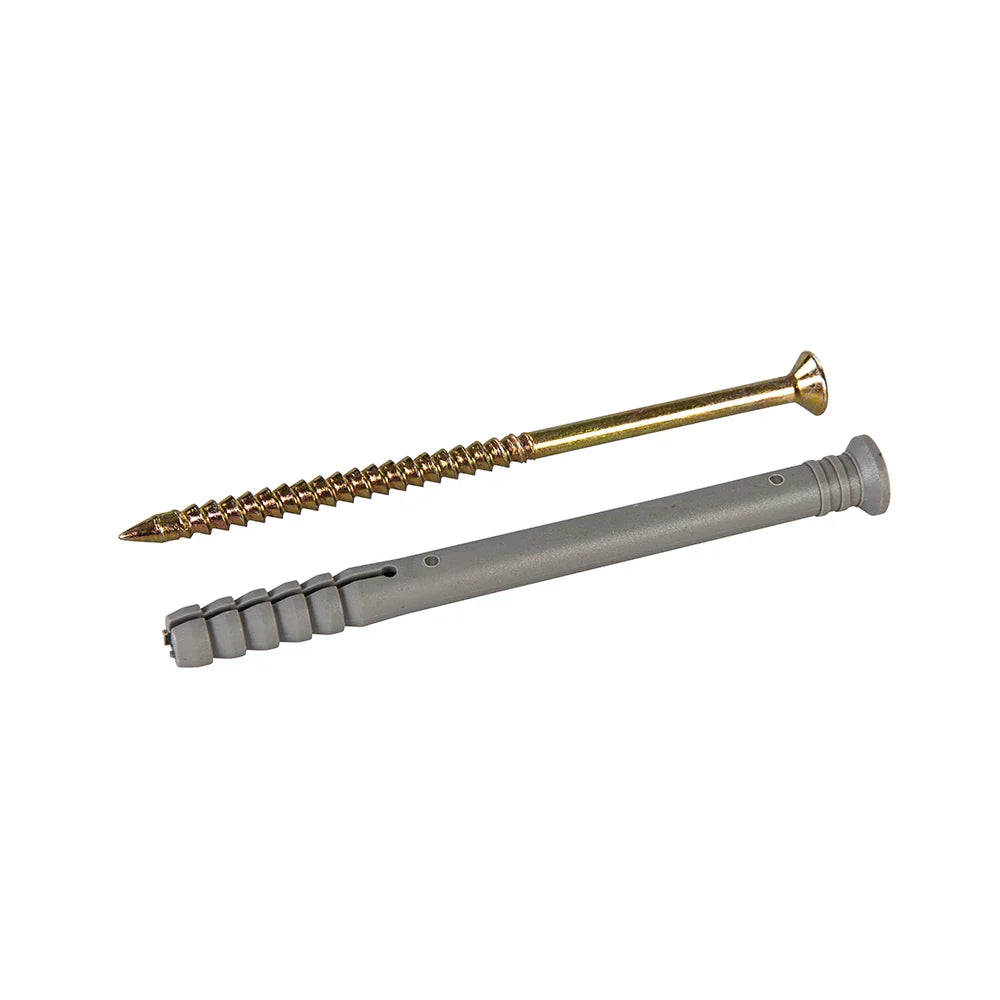Fixman Hammer Fixings 10 Pack Strong Nylon Mushroom Head Easy Removal