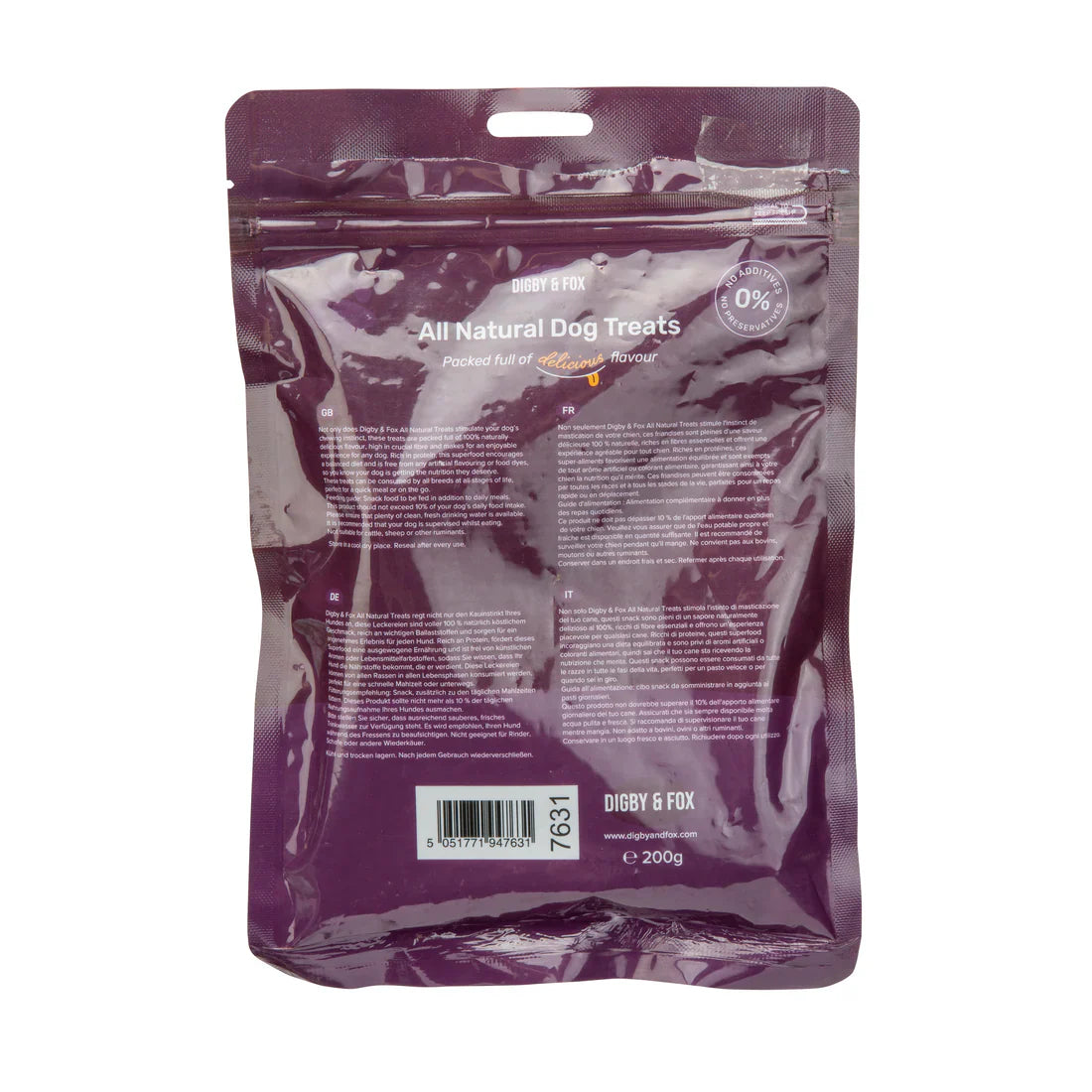 Shires Digby & Fox Bull Pizzle Natural Chew for Dogs Dental Health