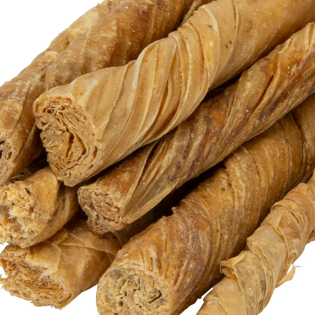 Shires Digby & Fox Twisted Bladder Buffalo Dog Treats Natural Rawhide