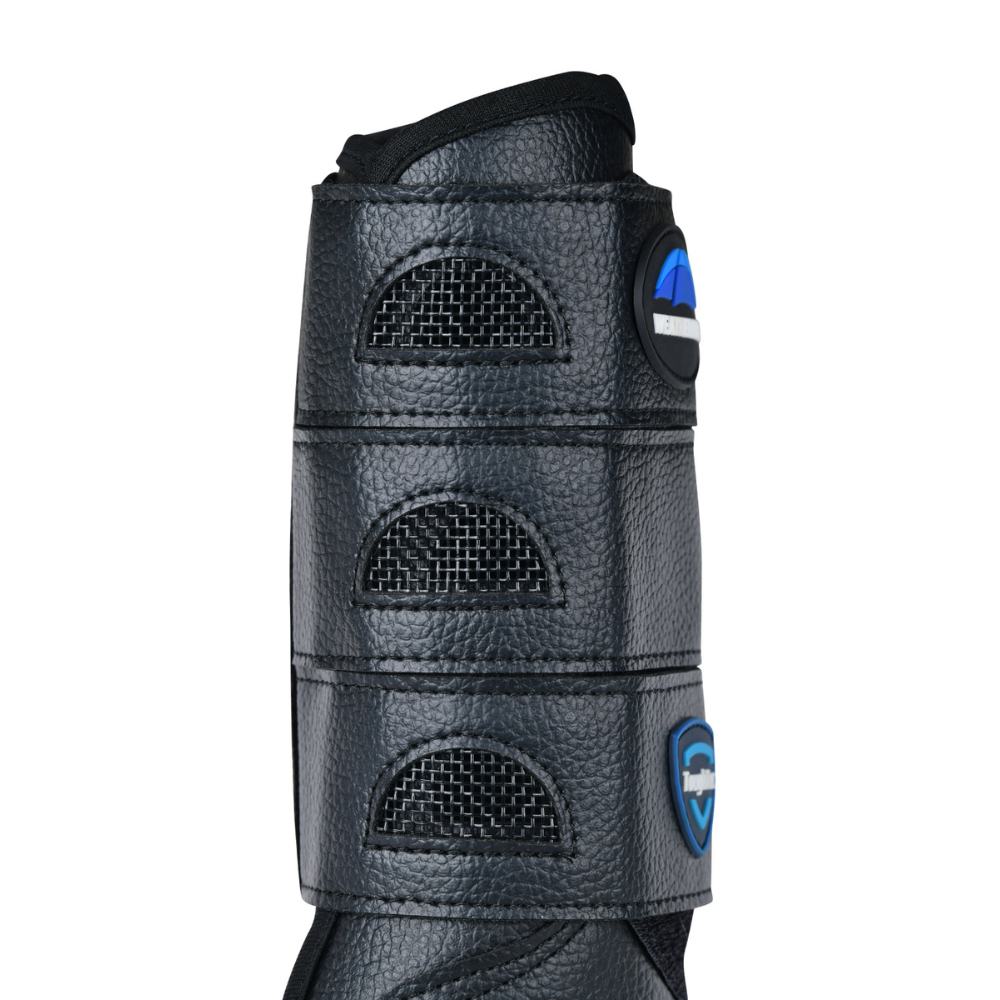 Weatherbeeta Tough-Tec Eventing Front Boots #colour_black