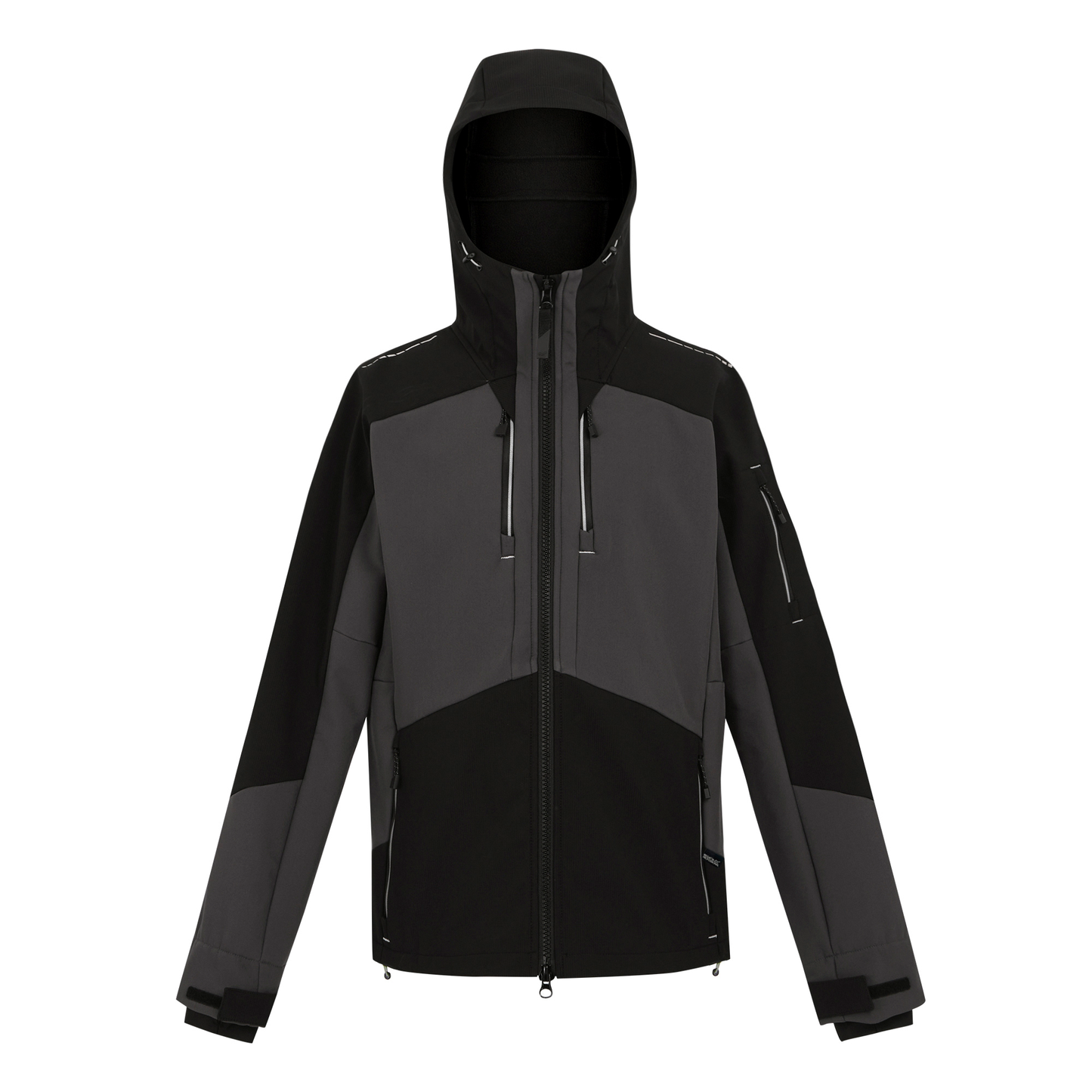 Regatta Professional Men's 4Tex Stretch Softshell Jacket Waterproof Grey Black