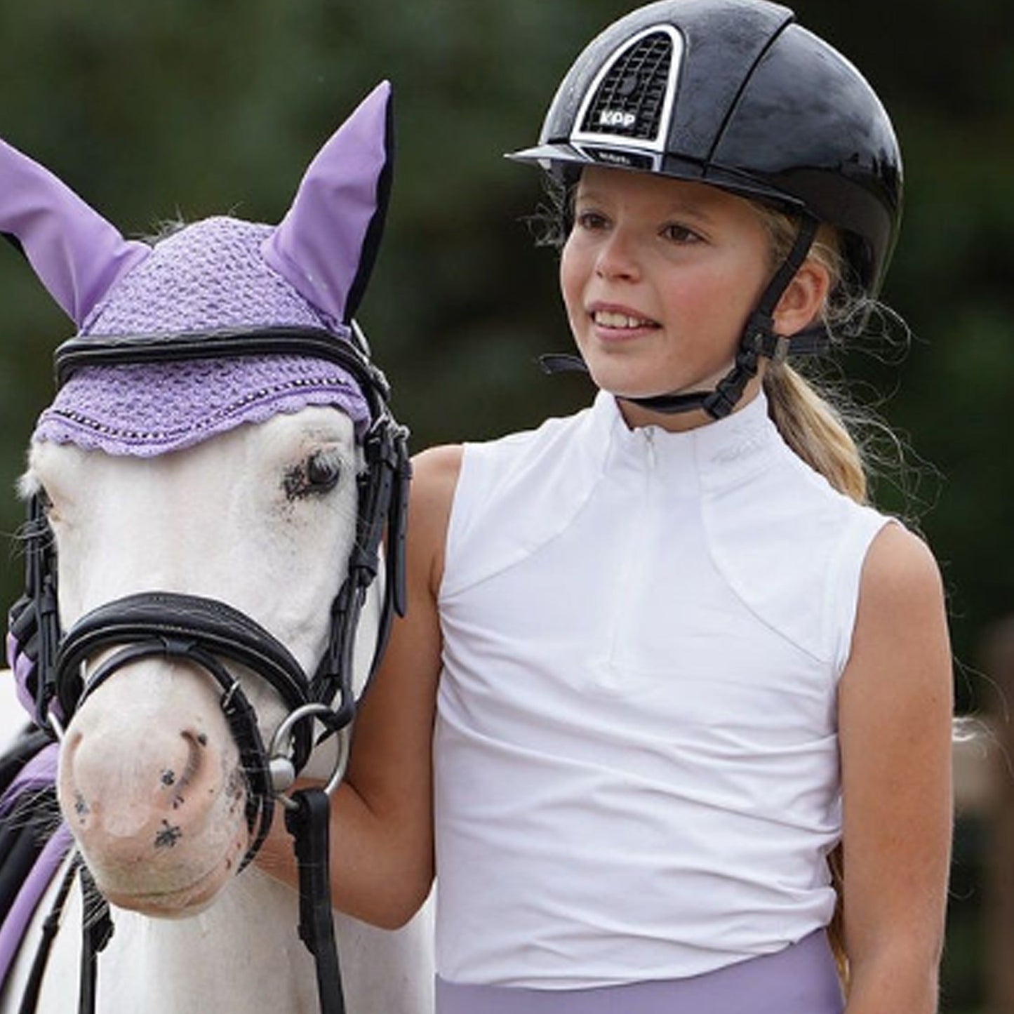 HV Polo Luna Children's Top #colour_white