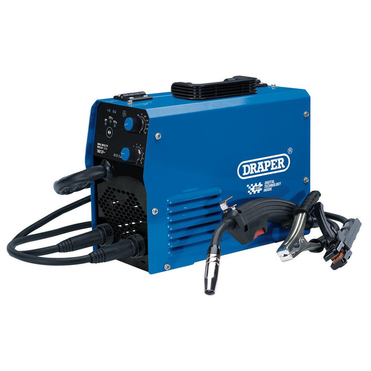 Draper Tools 120A Gasless MIG Inverter Welder MMA Flux Cored Portable