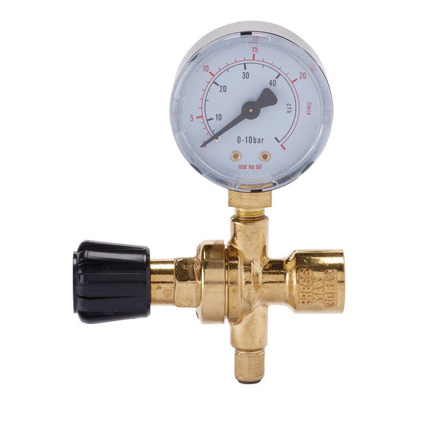 Draper Tools MIG Gas Bottle Regulator for Disposable CO2 Cylinder 1 Gauge