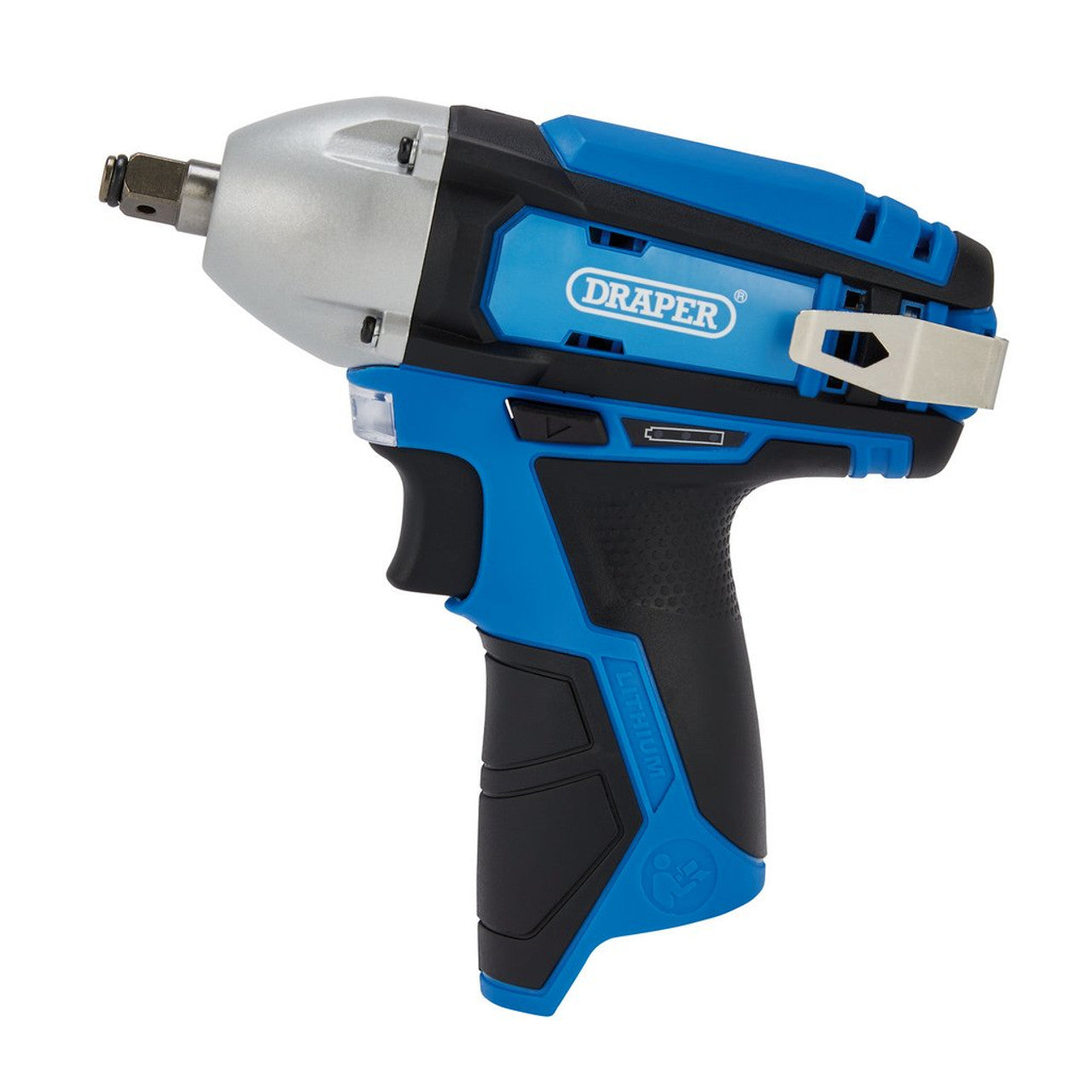 Draper 12V Impact Wrench 3/8" Sq. Dr. Cordless Variable Speed LED Worklight