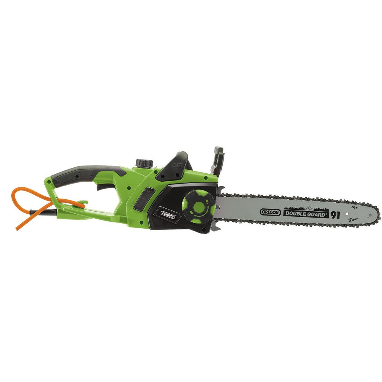 Draper 230V Electric Chainsaw 400mm 2200W Oregon Bar Automatic Lubrication