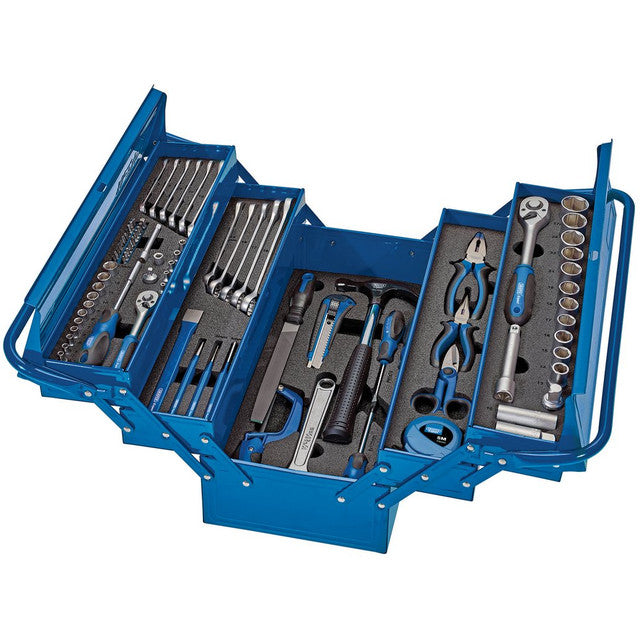Draper Expert 90 Piece Tool Kit with Steel Cantilever Toolbox & Foam Inserts