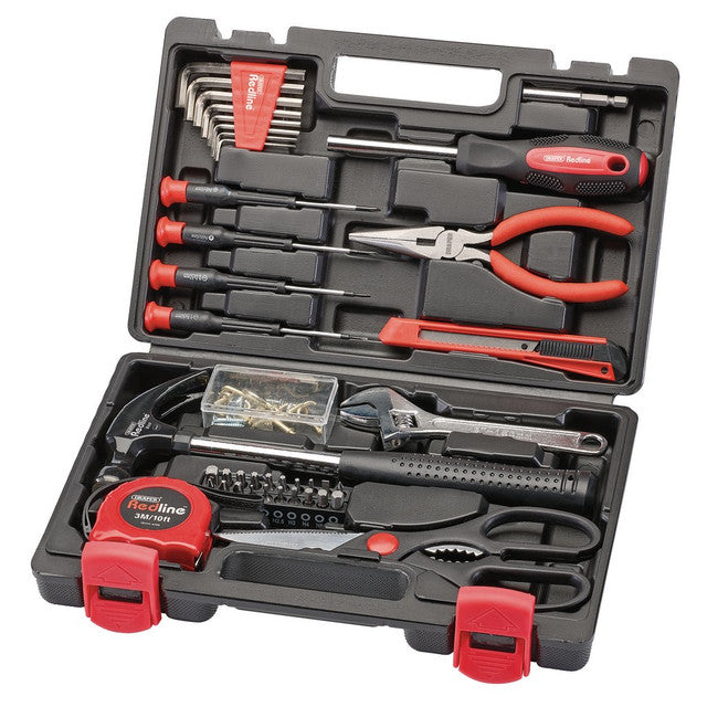 Draper Tools Redline 41 Piece DIY Essential Tool Kit with Storage Case