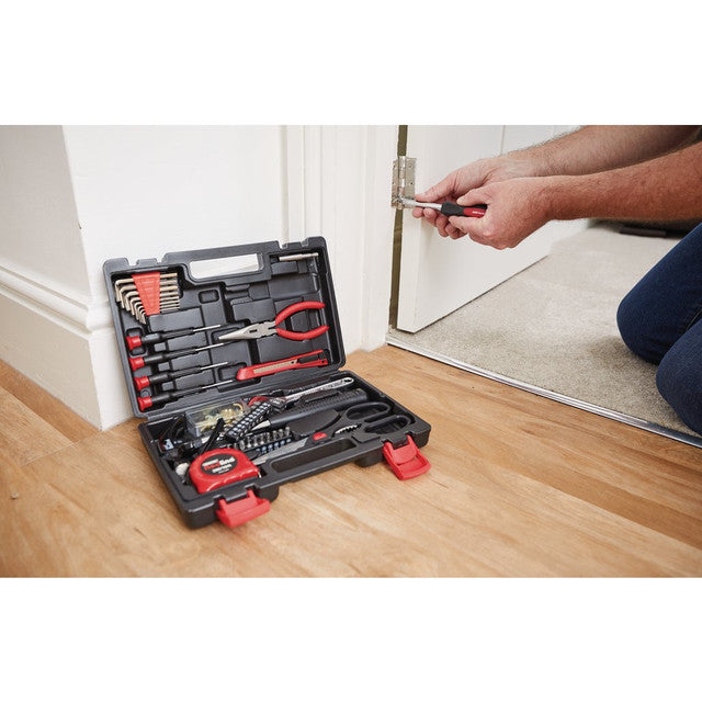 Draper Tools Redline 41 Piece DIY Essential Tool Kit with Storage Case