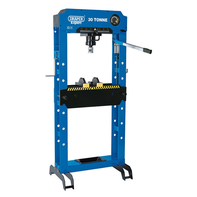 Draper Tools 30 Tonne Hydraulic Floor Press with Adjustable Table & Press Pins