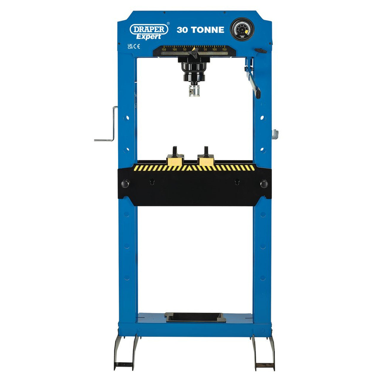 Draper Tools 30 Tonne Hydraulic Floor Press with Adjustable Table & Press Pins