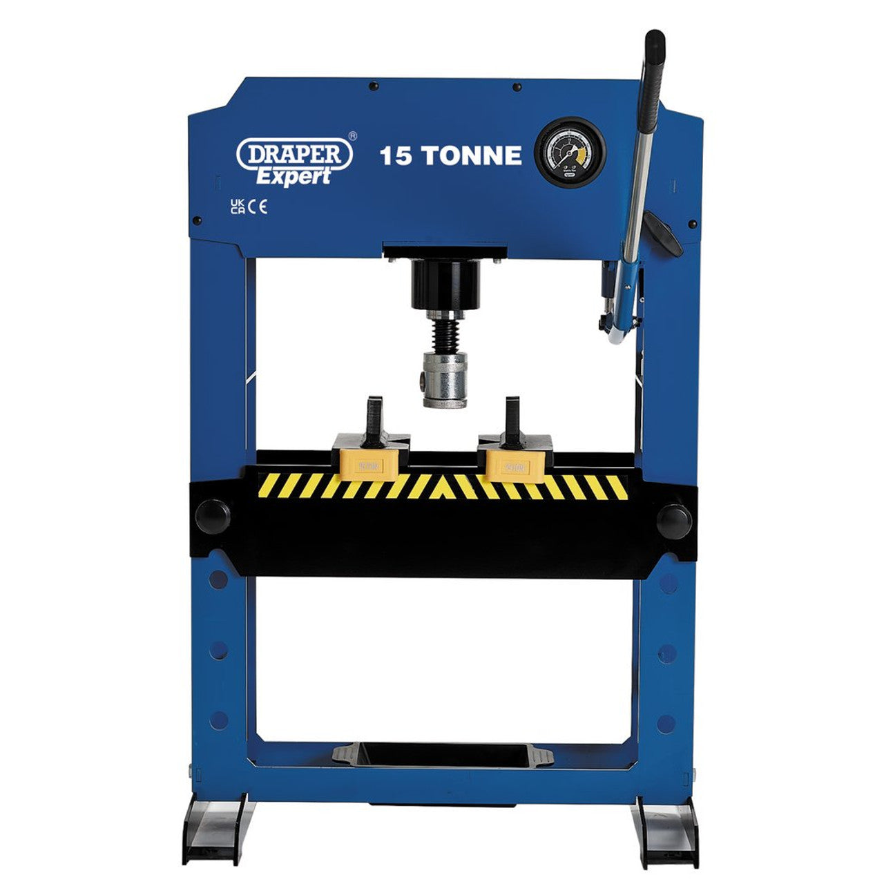 Draper Tools 15 Tonne Hydraulic Bench Press with Adjustable Table & Press Pins