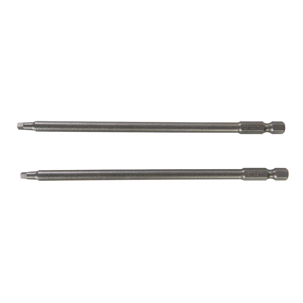 Triton 6" Square Driver Set 2pk Premium Alloy Steel Quick-Change Tips