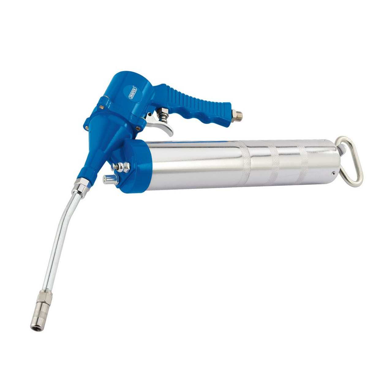 Draper Tools Air Grease Gun 400cc Pistol Grip Flexible Rigid Tubes Industrial