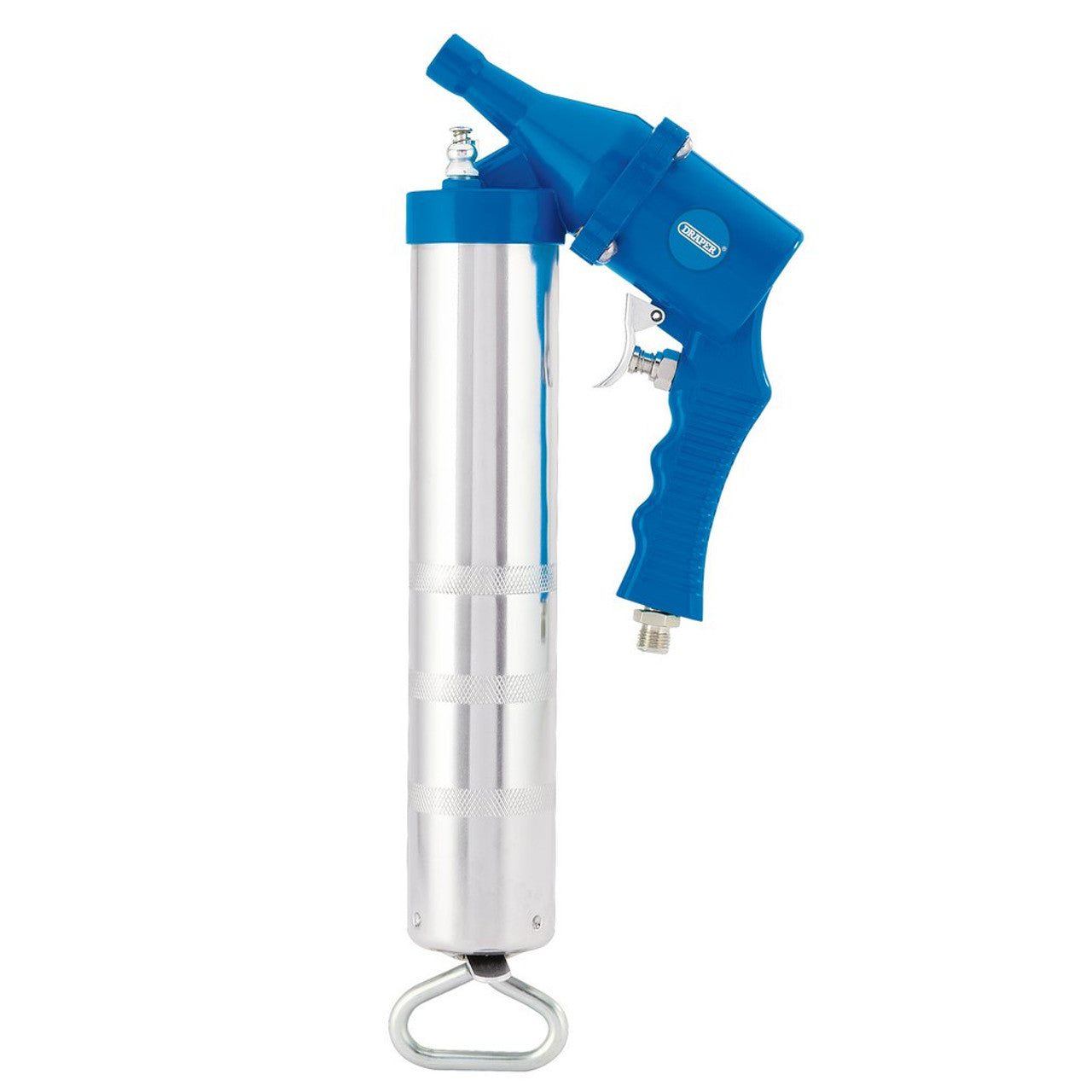 Draper Tools Air Grease Gun 400cc Pistol Grip Flexible Rigid Tubes Industrial