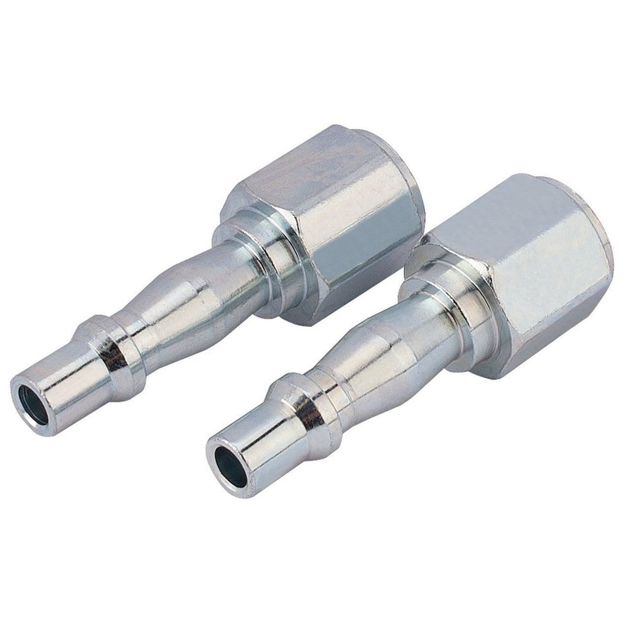 Draper Tools 1/4" BSP Female Screw Adaptor Pack of 2 Steel Tapered Threads